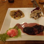 ALLT GOTT - 白糠産えぞ鹿のロースト、リンゴンベリーソース&えぞ鹿のミートボール