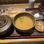 越後屋八十吉 - 鯵の開き定食