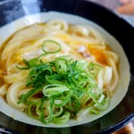 山越うどん - 釜玉