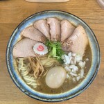 RAMEN JUNKEYZ - カレー白湯そば・１辛（1100円）＋特製（400円）＋大盛り（100円）