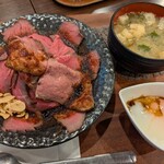 ロースト ビーフ ひだまり - ◆ローストビーフ丼 小 980円