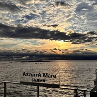 AzzurrA Mare SAJIMA - 雨上がりで雲は多いですが…虹も見えました！
