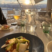 AzzurrA Mare SAJIMA - 赤イカのソテー　辛味トマトと夏野菜でいただきました。