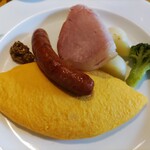 万平ホテル メインダイニングルーム - .....ブレックファスト.....プレーンオムレツ.....本日のシャルキュトリー.....温野菜.....