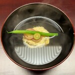 徳ㇵ本也 - 毛蟹の真薯のお椀