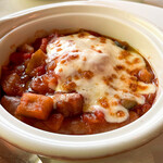 奈良ホテル - 野菜の煮込みとポーチドエッグのココット