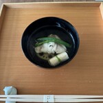 高台寺 十牛庵 - クエ 湯葉 レンコン インゲン