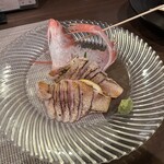 創彩和房ふじた - ノドグロ炙り刺し