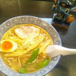 麺屋 集 - Ｗ焼き餃子 10個 ＆ 中華そば 麺大盛