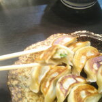 麺屋 集 - Ｗ焼き餃子 10個 ＆ 中華そば 麺大盛