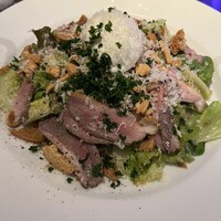 レストラン アルティザン（restaurant Artisan） - 鴨肉のサラダは、意外にボリュームあり