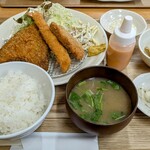 ときごはん。 - ミックスフライ定食
