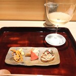 焼鳥 喜多村 - 先付、泡