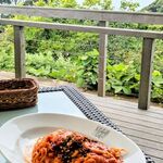 イル キャンティ カフェ 江の島 - アラビアータ　海見えるver