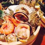 アロチャン - 漁港直送！桶焼き１６８０円