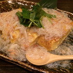 洞峰 はなび - かにあんかけ出汁巻き卵