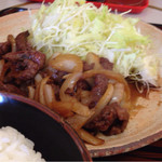 牛平 - カルビ焼肉定食1.260円