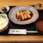 食堂 松月 - やりいか煮付け定食
      ２０１４年８月２９日