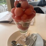 フルーツピークス - 今年も楽しみにしていたスイカパフェ