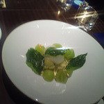 ブルーノート東京 - 「サングリアブランカとシャインマスカットのジュレ・ソルベバジル」　１,５４４円  + サービス料10％ + 消費税8％