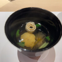 鮨 起承転結 - 海老真丈のお椀