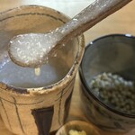 手打ち蕎麦・鮨 いまふく - 別立て蕎麦湯