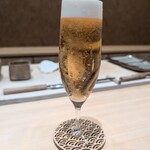 鮨 飛躍 - 生ビール アサヒ熟撰（800円）