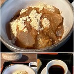 カフェグラ - わらび餅に黒蜜たっぷりかけていただきました♪