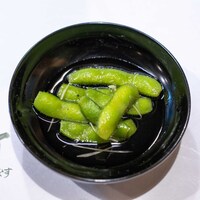 うを徳 - 2025.5 塩水毛豆（草加産枝豆、生姜、実山椒）