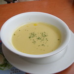 Bセットのスープ（ライス大盛り付きで339円