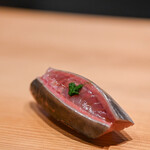 鮨 しばかつ - 《長崎（ながさき）》"鰺（まあぢ）"