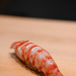 鮨 しばかつ - "對蝦（くるまえび）"