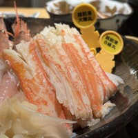 越前がに・旬のお料理 らでん - 越前ずわいがにと甘海老の丼ぶり御膳