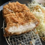 松のや - 料理写真:カツの厚さはワンコインとは思えません！