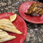 廻鮮寿司かね喜 牛久店 - 穴子白焼き、穴子