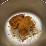 紀尾井町 三谷 - 雲丹、かにの身をほぐすのは大変だったでしょう！