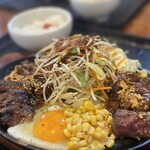 炭火焼きハンバーグ＆ステーキ アトム - 