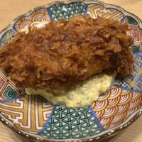 sushi AKEBONO - 広島県産大きなカキフライ780円、ホントに大きかった、過去一かも。