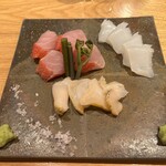 和食 日なた - お造り三点盛り　1,980円