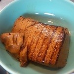 きつねや - 大女将が還暦祝いにくれた豆腐（笑）