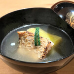 お料理 まえしろ - のどぐろと翡翠茄子のお椀