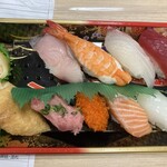 金沢まいもん寿司 珠姫 - ※たまご1貫食べちゃった後の写真です