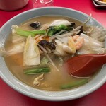 南海飯店 - 五目汁そば（塩）①