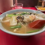 南海飯店 - 五目汁そば（塩）②