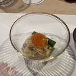 豊鮨 - 毛蟹とアスパラとイクラ
