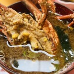 日本料理 鯛 - 伊勢海老 味噌汁