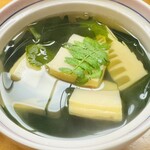 日本料理 鯛 - 若竹煮