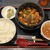 ファイヤーホール4000 - 料理写真:麻婆豆腐定食。