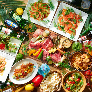 手ぶらBBQ食べ放題×ハワイアンビアガーデン 天空グリル_1