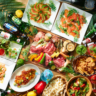 手ぶらBBQ食べ放題×ハワイアンビアガーデン 天空グリル_2